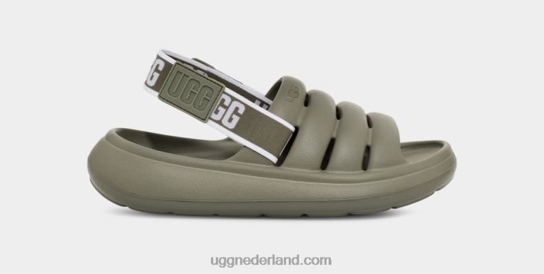 vrouwen mosgroen UGG sport ja glijbaan 686ZP442
