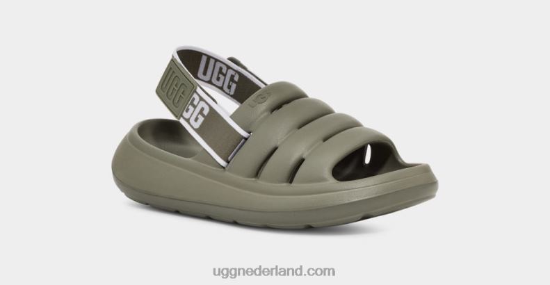 vrouwen mosgroen UGG sport ja glijbaan 686ZP442
