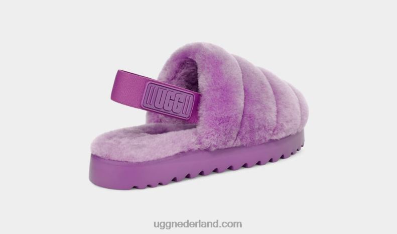 vrouwen paarse lucht UGG super pluizige pantoffel 686ZP802