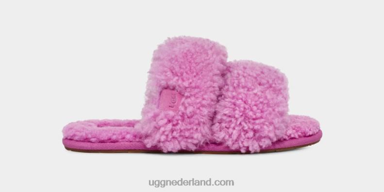 vrouwen paarse robijn UGG maxi krullende scuffetta 686ZP681