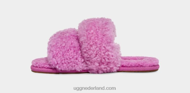 vrouwen paarse robijn UGG maxi krullende scuffetta 686ZP681