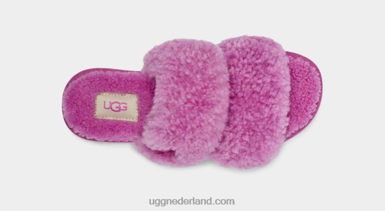 vrouwen paarse robijn UGG maxi krullende scuffetta 686ZP681