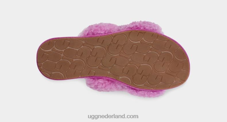 vrouwen paarse robijn UGG maxi krullende scuffetta 686ZP681