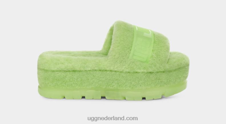 vrouwen parkiet groen UGG fluffita duidelijk 686ZP733