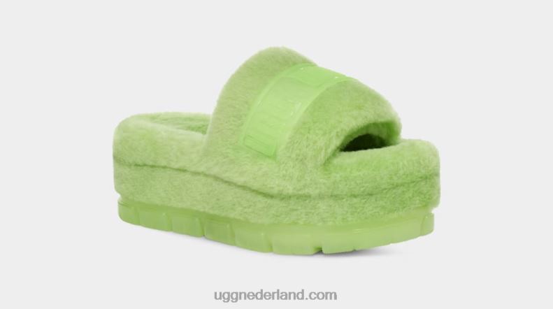 vrouwen parkiet groen UGG fluffita duidelijk 686ZP733