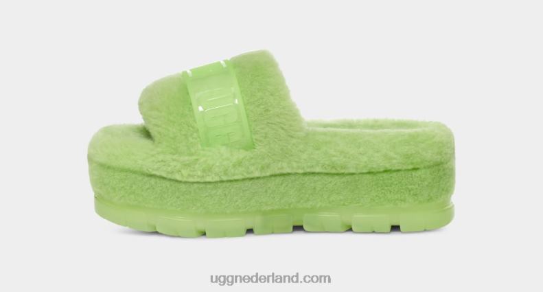 vrouwen parkiet groen UGG fluffita duidelijk 686ZP733