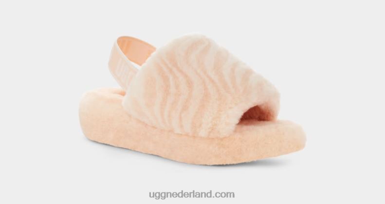 vrouwen perzik fuzz UGG pluis ja golvend 686ZP810