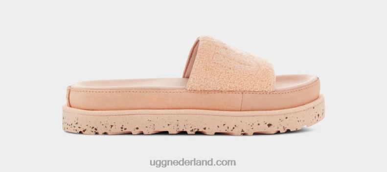 vrouwen perzikkleurige badstof UGG laton 686ZP795