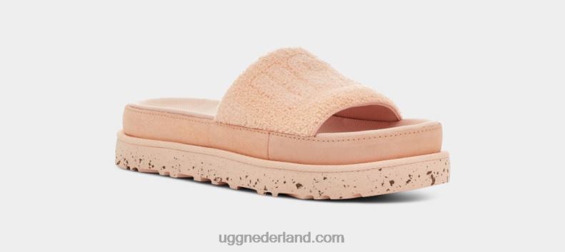 vrouwen perzikkleurige badstof UGG laton 686ZP795