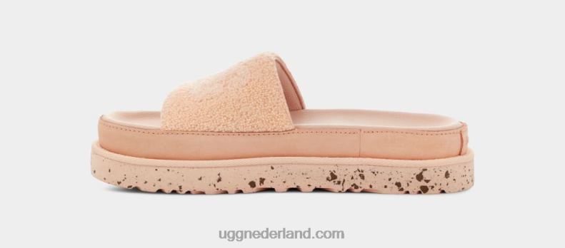 vrouwen perzikkleurige badstof UGG laton 686ZP795