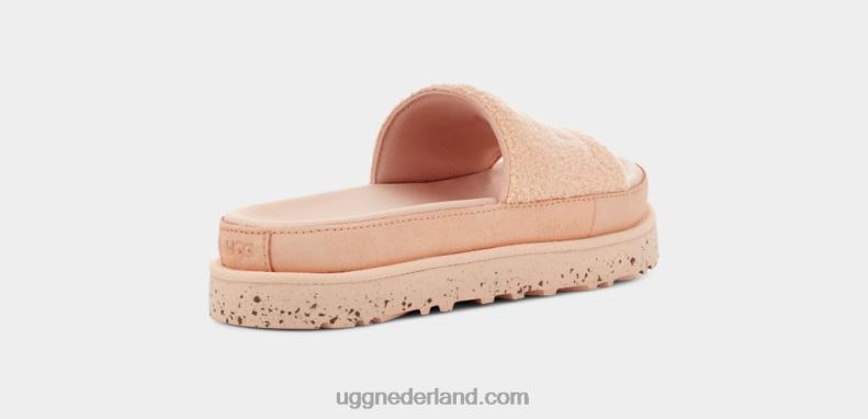 vrouwen perzikkleurige badstof UGG laton 686ZP795