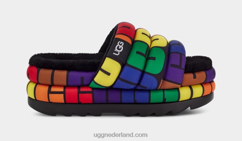 vrouwen regenboog logo UGG trots glijbaan 686ZP604