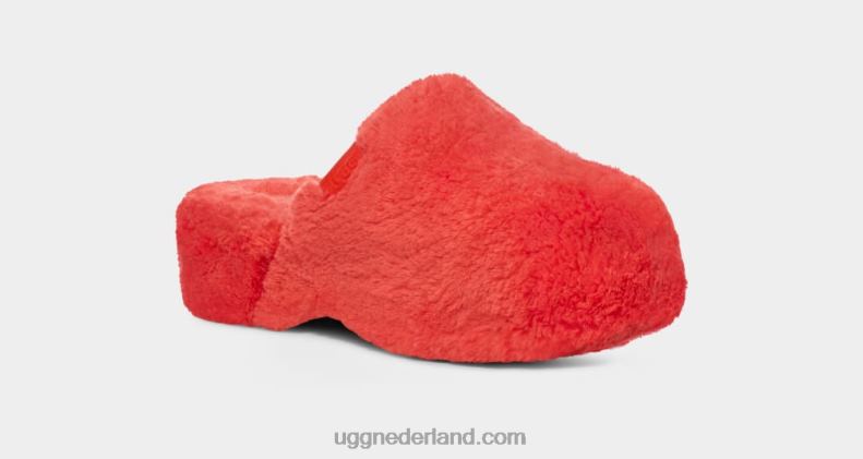 vrouwen rode stroom UGG fuzz suiker klomp 686ZP47