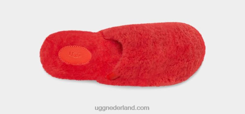 vrouwen rode stroom UGG fuzz suiker klomp 686ZP47