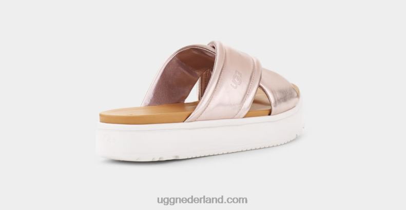 vrouwen rosé goud metallic UGG zayne crossband metallic 686ZP44