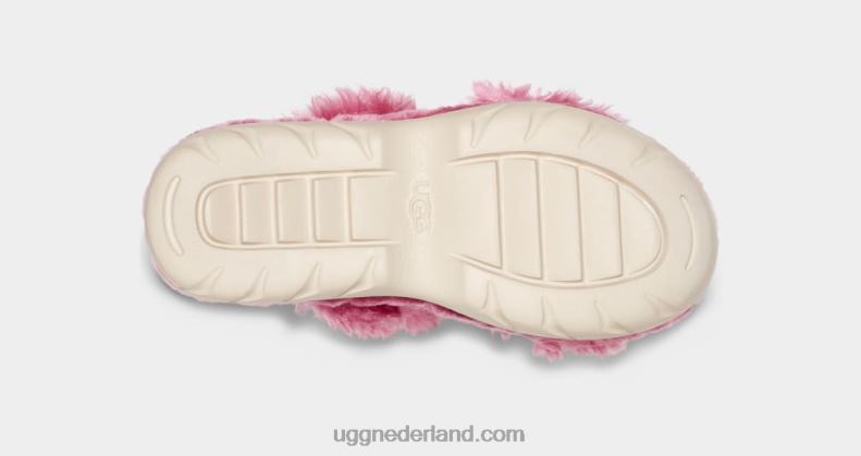 vrouwen roze UGG pluizige suiker sandaal 686ZP741