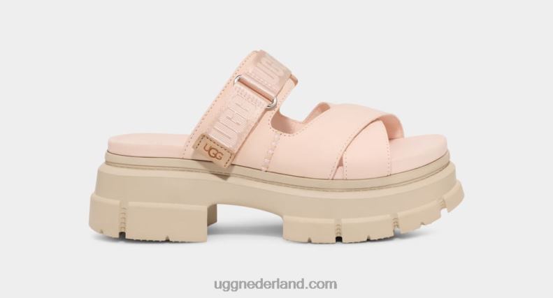 vrouwen roze-beige UGG ashton glijbaan 686ZP463