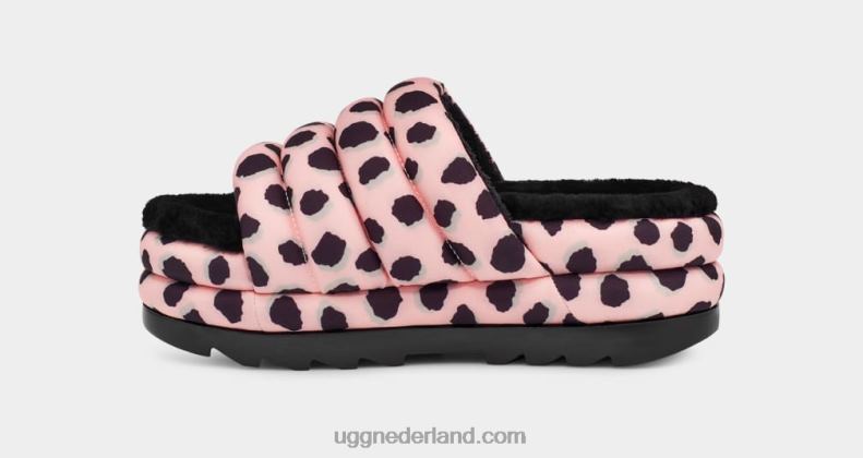 vrouwen roze sint-jakobsschelp UGG maxi dia cheetah print 686ZP2139