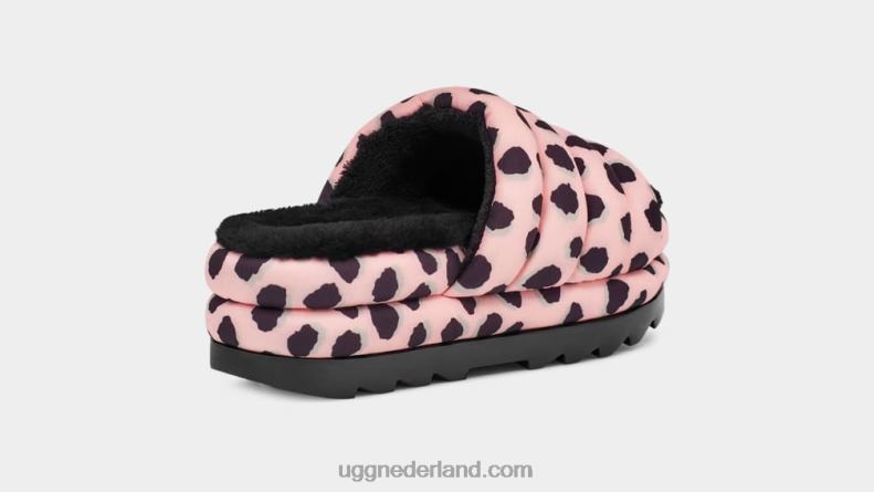 vrouwen roze sint-jakobsschelp UGG maxi dia cheetah print 686ZP2139