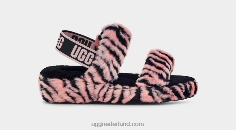 vrouwen roze sint-jakobsschelp UGG oh ja tijgerprint 686ZP852