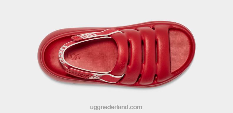 vrouwen samba rood UGG sport ja glijbaan 686ZP444