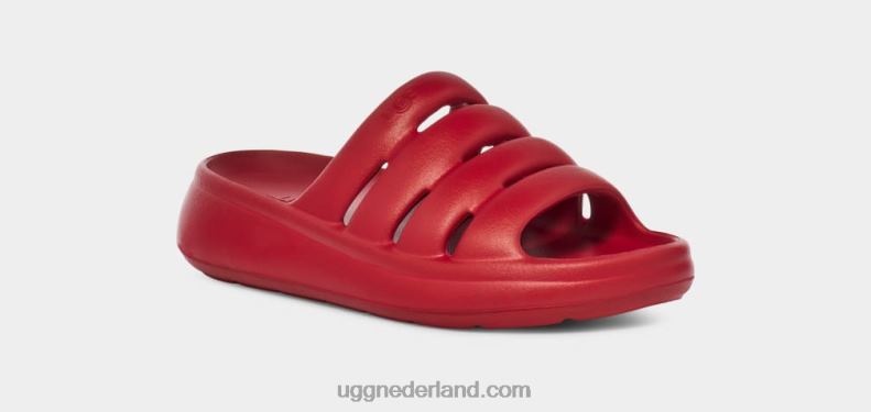 vrouwen samba rood UGG sport ja glijbaan 686ZP444
