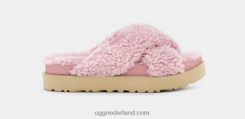 vrouwen schelp UGG fuzz suiker dwarsschuif 686ZP831