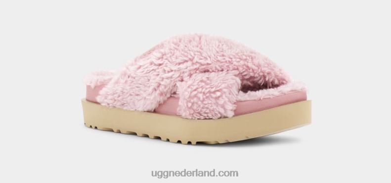 vrouwen schelp UGG fuzz suiker dwarsschuif 686ZP831