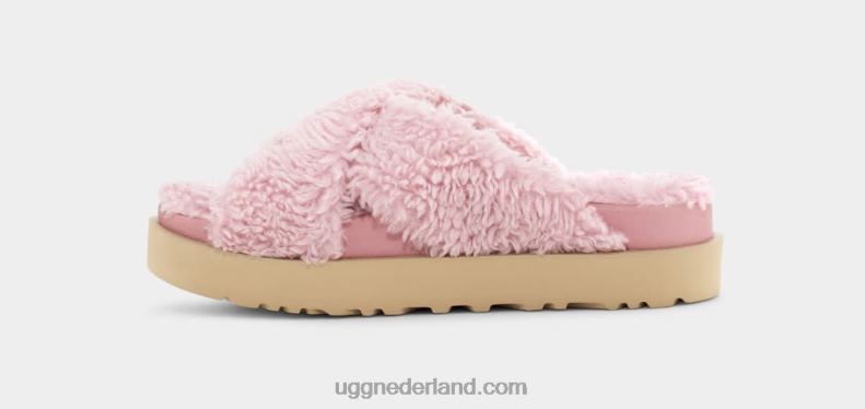 vrouwen schelp UGG fuzz suiker dwarsschuif 686ZP831