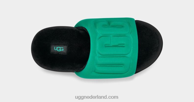 vrouwen smaragdgroen/zwart UGG maxi grafische dia 686ZP758