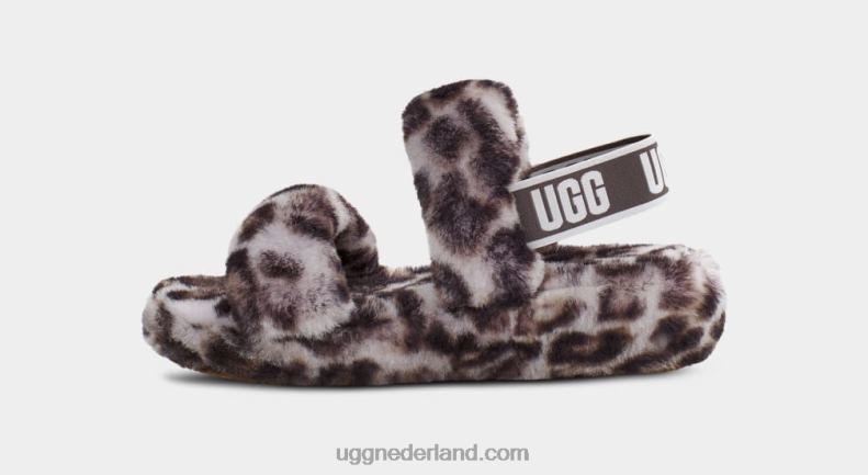 vrouwen stormachtig grijs UGG oh ja panterprint 686ZP815