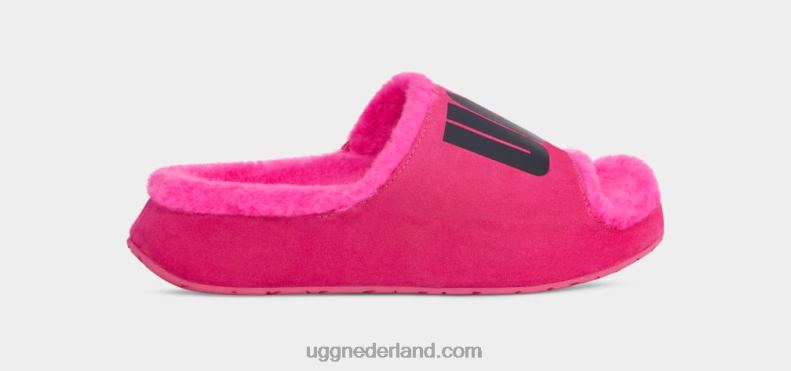 vrouwen tof roze UGG pierside glijbaan gehakt 686ZP834