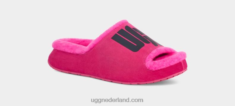 vrouwen tof roze UGG pierside glijbaan gehakt 686ZP834