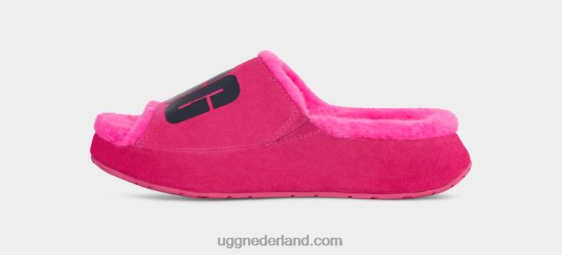 vrouwen tof roze UGG pierside glijbaan gehakt 686ZP834