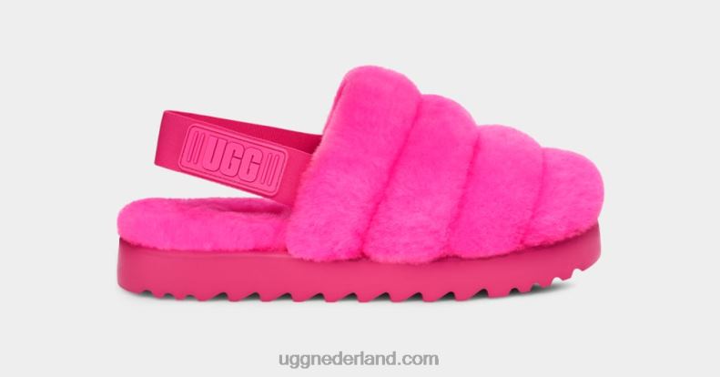 vrouwen tof roze UGG super pluizige pantoffel 686ZP803
