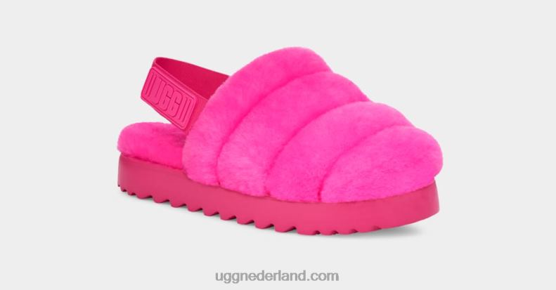 vrouwen tof roze UGG super pluizige pantoffel 686ZP803