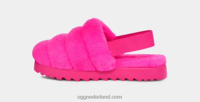 vrouwen tof roze UGG super pluizige pantoffel 686ZP803