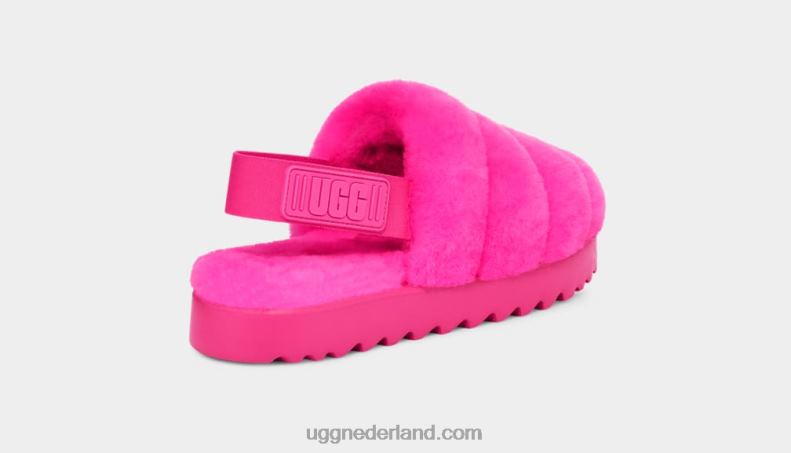 vrouwen tof roze UGG super pluizige pantoffel 686ZP803