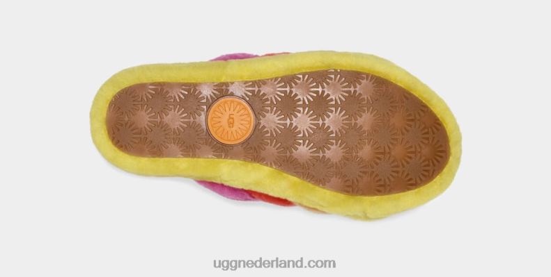 vrouwen trots regenbooggeel UGG trots pluis ja glijbaan 686ZP838