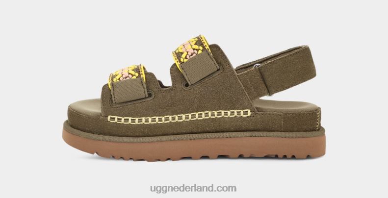 vrouwen verbrande olijf UGG goldenstar erfgoed vlecht 686ZP515