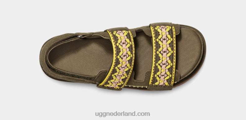 vrouwen verbrande olijf UGG goldenstar erfgoed vlecht 686ZP515