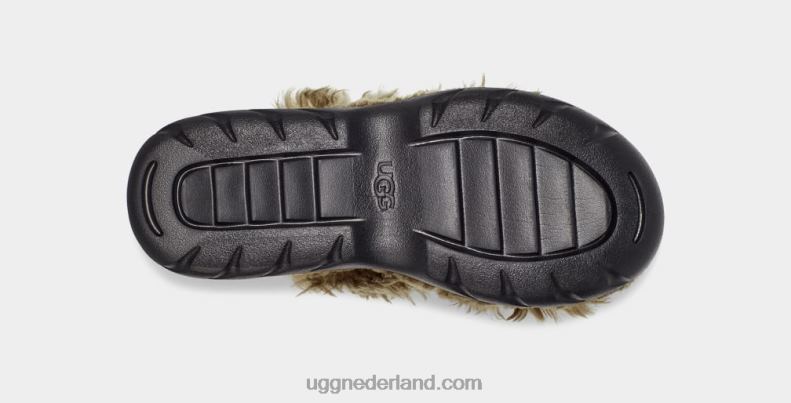 vrouwen verbrande olijf UGG pluizige suiker sandaal 686ZP739