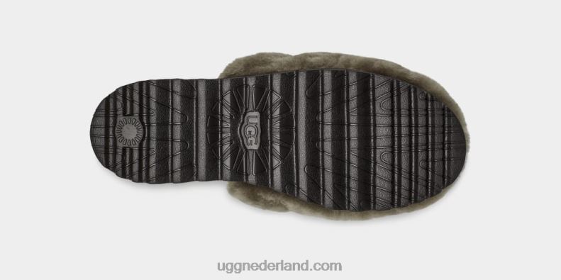 vrouwen verbrande olijf UGG super pluizige pantoffel 686ZP801