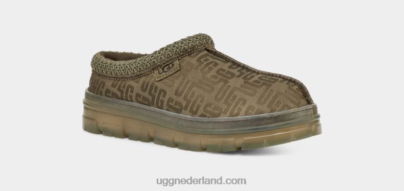 vrouwen verbrande olijf UGG tasman grafisch monogram 686ZP616