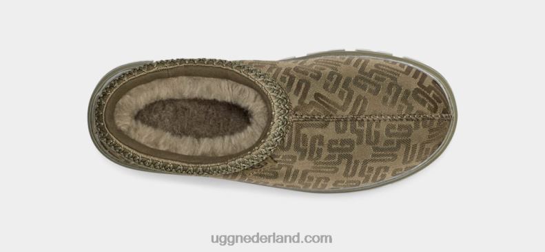 vrouwen verbrande olijf UGG tasman grafisch monogram 686ZP616