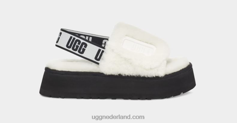 vrouwen wit UGG disco glijbaan 686ZP77