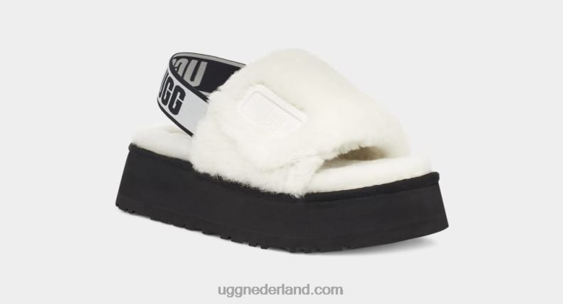 vrouwen wit UGG disco glijbaan 686ZP77