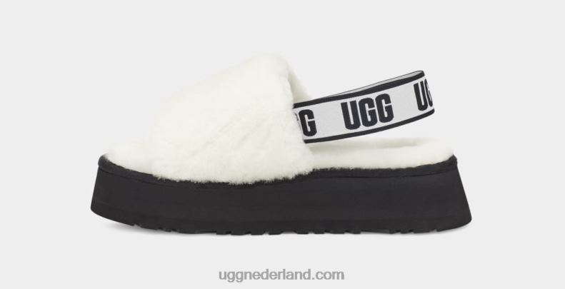 vrouwen wit UGG disco glijbaan 686ZP77