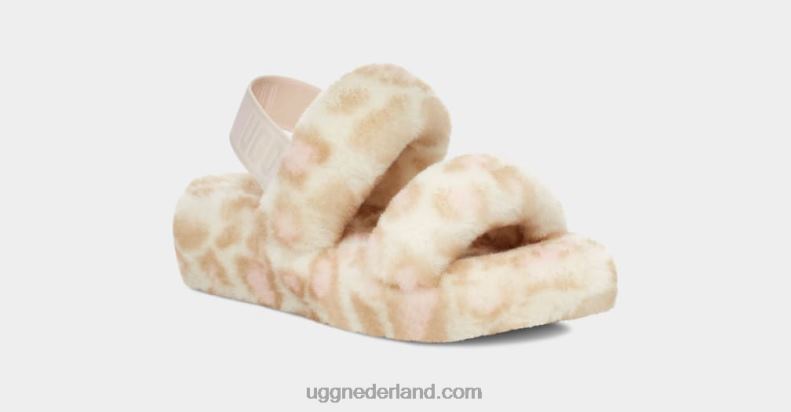 vrouwen wit UGG oh ja panterprint 686ZP816