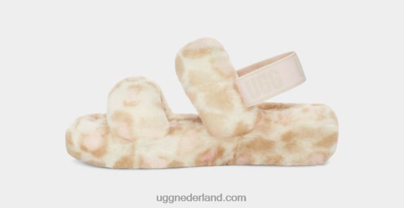 vrouwen wit UGG oh ja panterprint 686ZP816